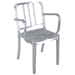 emeco aluminum heritage armchair